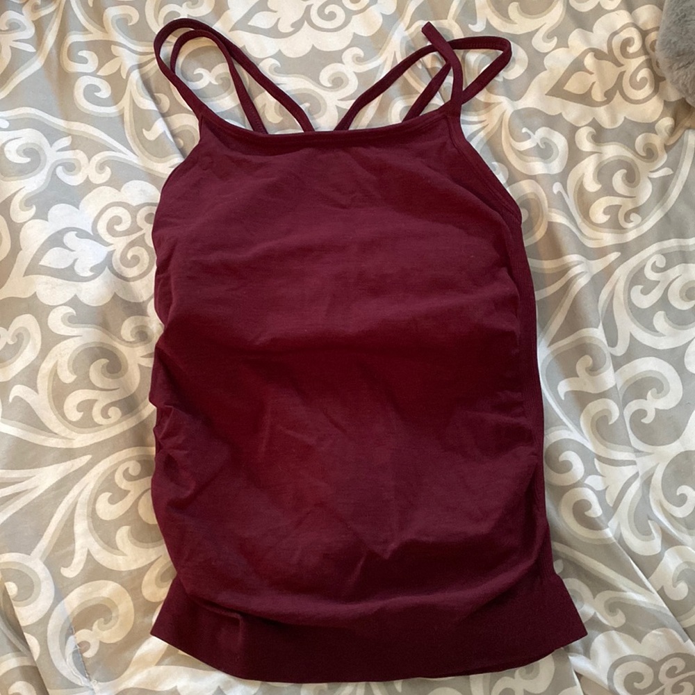 workout tank top fitted